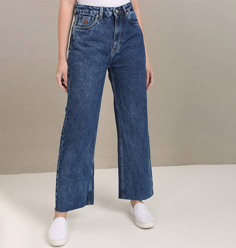Straight Fit High-Rise Jeans
